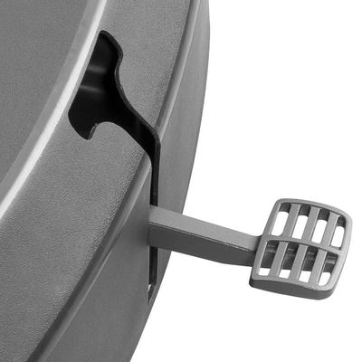 Schirmständer für Ampelschirme, fahrbar, mit Wasser befüllbar, schwarz