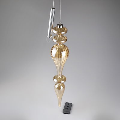 LED Zapfen 'Amber', Höhe 47 cm LED Zapfen 'Amber', Höhe 47 cm