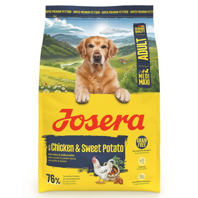 Josera Hundefutter Adult mit Huhn & Süßkartoffel, 3kg Josera Hundefutter Adult mit Huhn & Süßkartoffel, 3kg