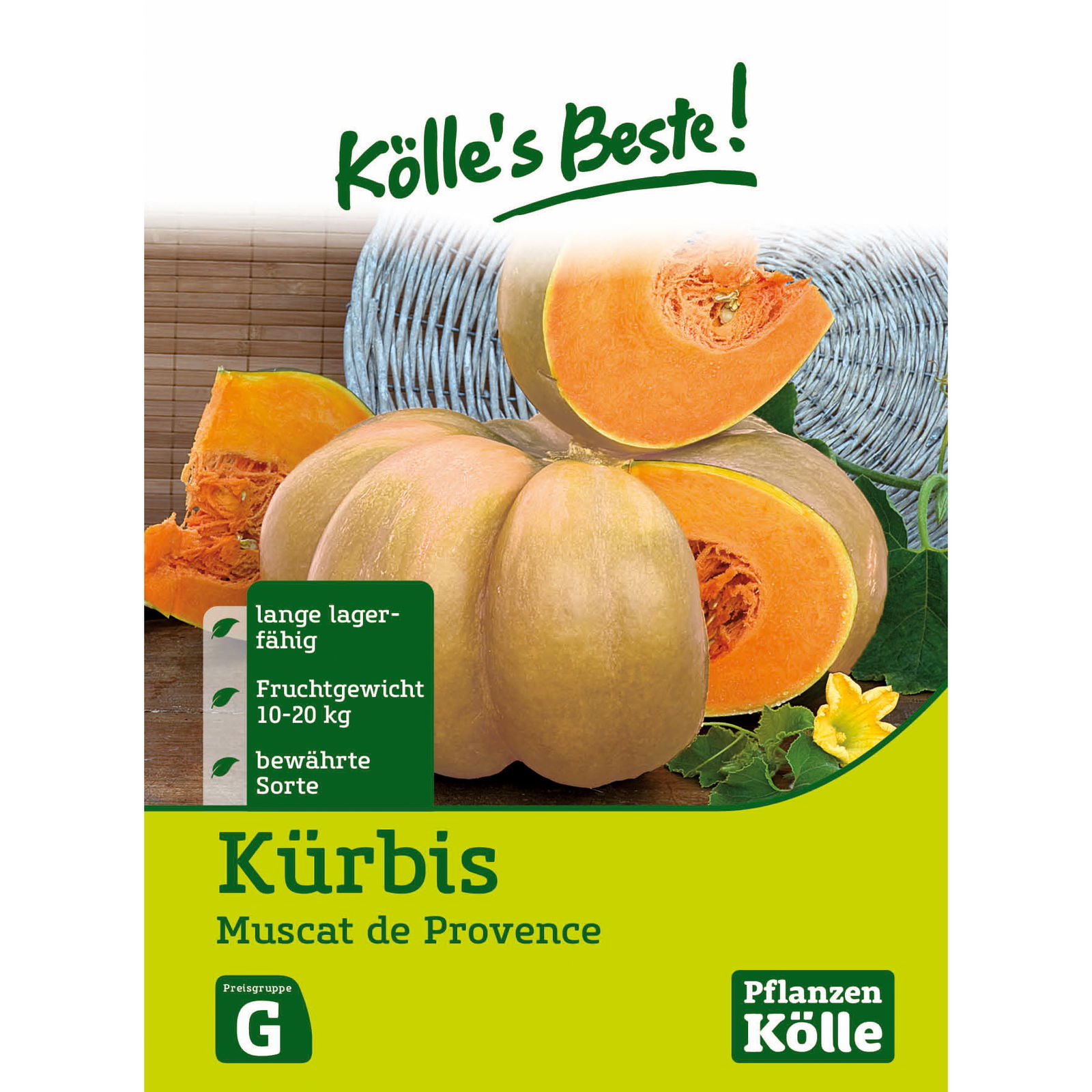 Kölle's Beste Gemüsesamen Kürbis 