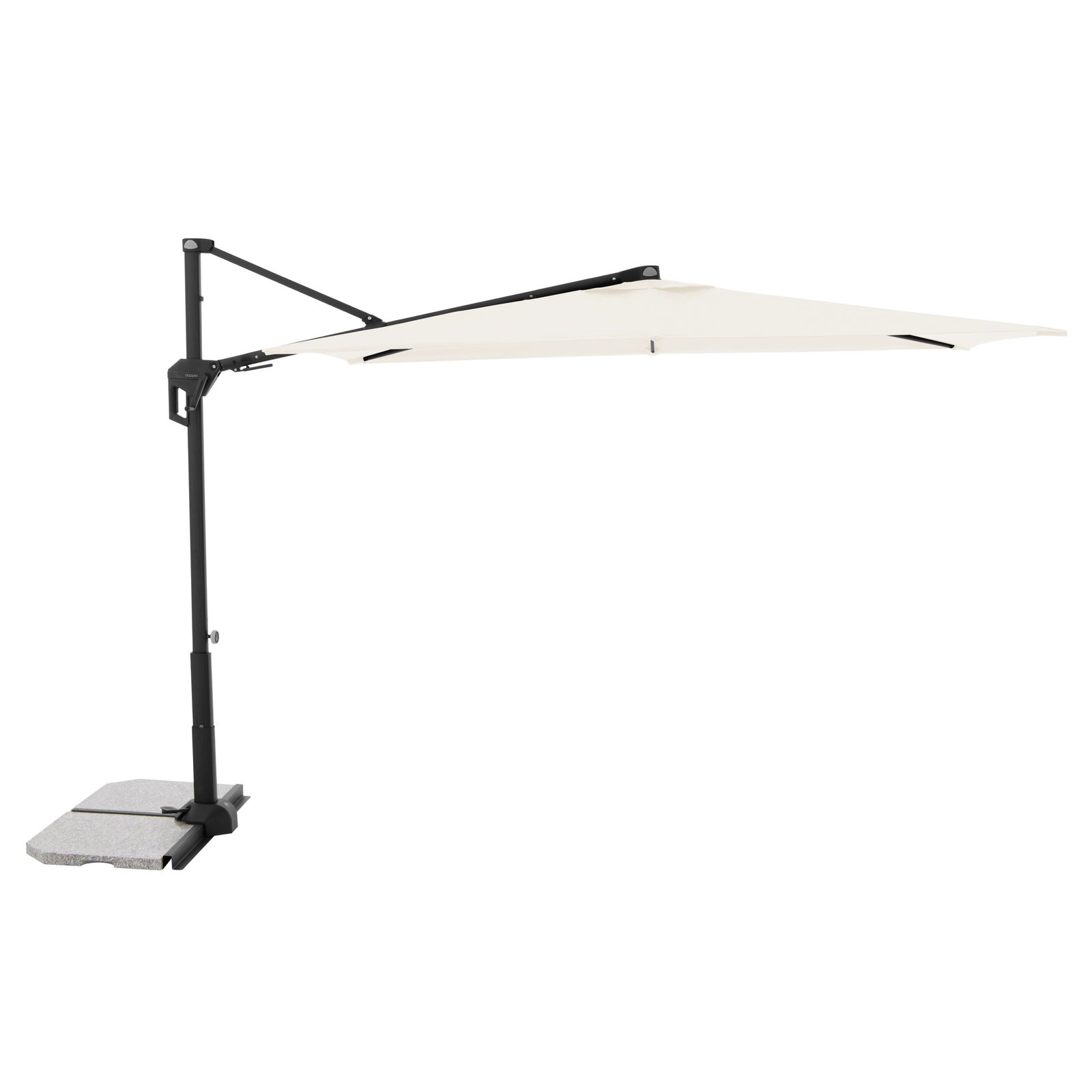 Doppler Pendelschirm 'Active', Green Edition City, natur, ca. 240 x 135 cm