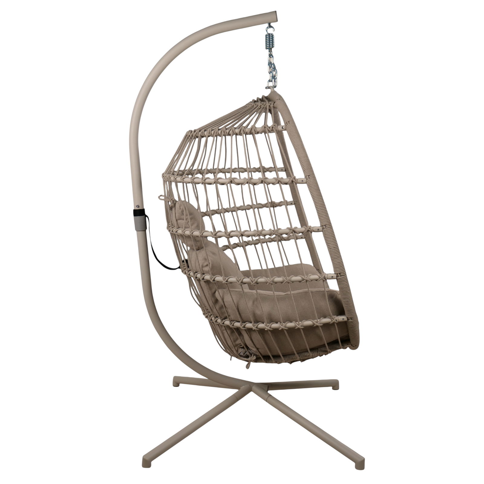 Sungörl Hängesessel 'Folt Prestige' inkl. Auflagen, anthrazit/braun