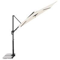 Doppler Pendelschirm 'Active', Green Edition City, natur, ca. 240 x 135 cm