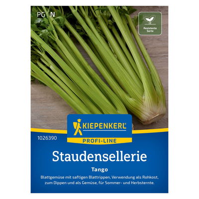 Gemüsesamen, Stangensellerie 'Tango', grün