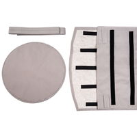 Kölles Beste Winterschutz-Set, Topfmantel & Topfunterlage, grau