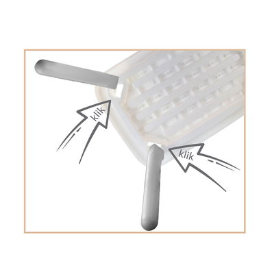 Mochtoys Kindertisch, grau, ca. H44 x 24 x 48 cm