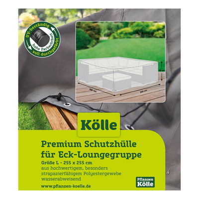 Kölle Premium Schutzhülle für Eck-Loungegruppe, UV-beständig, stabil Kölle Premium Schutzhülle für Eck-Loungegruppe, UV-beständig, stabil