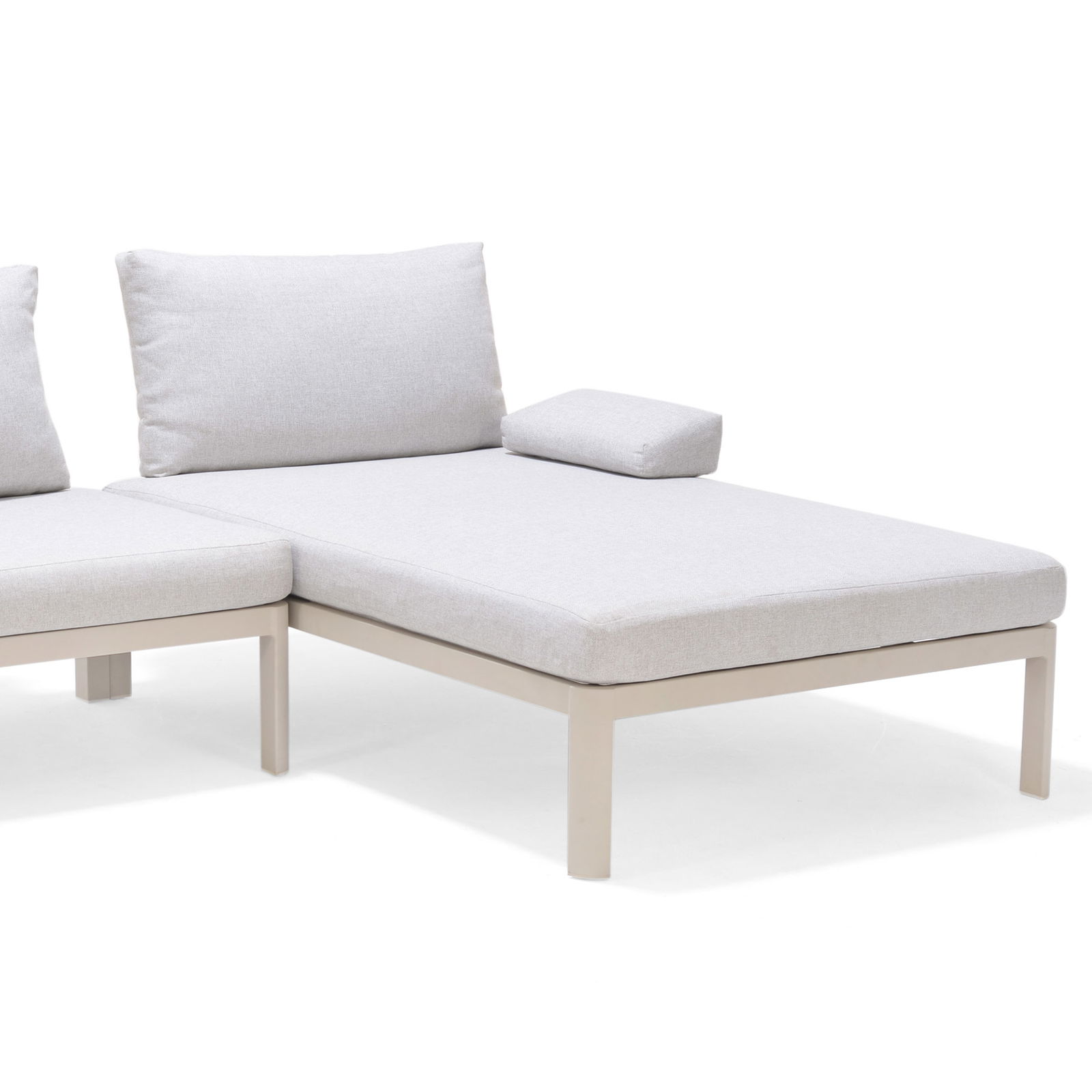 ScanCom Eckloungesofa-Set 'Berlin', creme