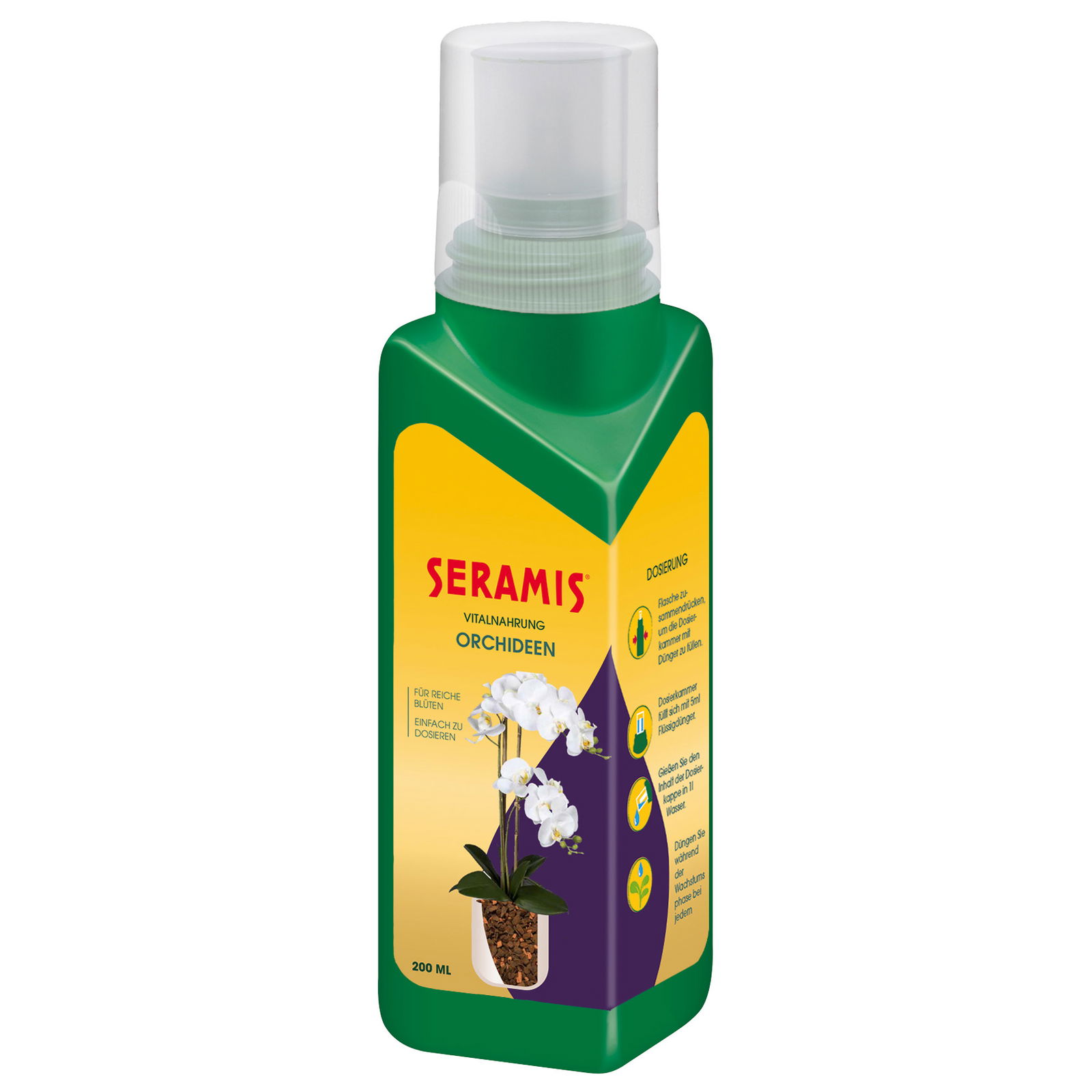 Seramis Vitalnahrung für Orchideen, 200 ml Seramis Vitalnahrung für Orchideen, 200 ml