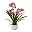 Kunstpflanze Gambia-Orchidee, dunkelrosa, Topf-Ø 12 cm, Höhe ca. 50 cm