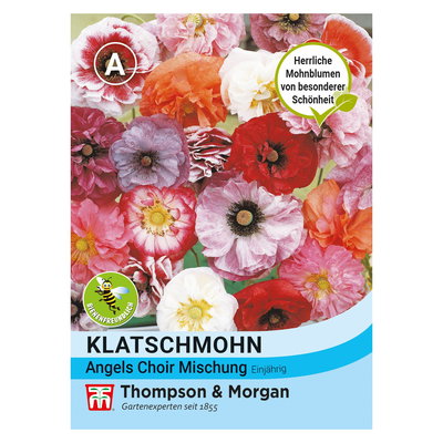 Thompson & Morgan Blumensamen Klatschmohn Angels Choir Mischung