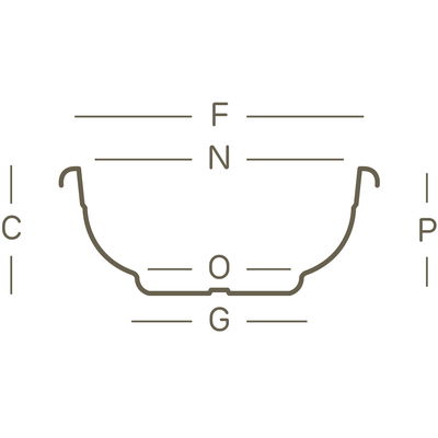 Euro 3 Plast Pflanzschale 'Olimpo', anthrazit, ca. Ø 45 x H 17 cm
