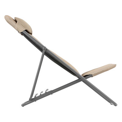 Lafuma Liegestuhl 'Maxi Transat', mokka