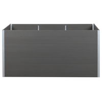 Kölle Hochbeet 'Mateo', grau, ca. 160 x 70 x H80 cm