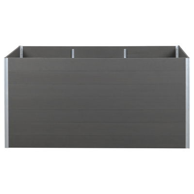 Kölle Hochbeet 'Mateo', grau, ca. 160 x 70 x H80 cm