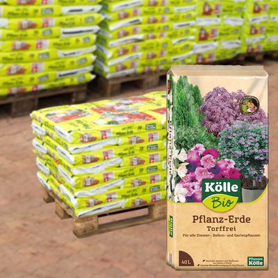 Kölle Bio Pflanzerde, torffrei, 30 Sack á 40 l, 1200 Liter