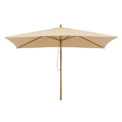 Mittelstockschirm 'Malaga', ca. 300 x 200 cm, natur