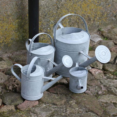 Altzink Gießkanne, galvanisch verzinkter Karbonstahl, 1,5 l Altzink Gießkanne, galvanisch verzinkter Karbonstahl, 1,5 l