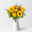 Gelber Schnittblumen-Mix mit Sonnenblumen, Rosen & Chrysanthemen