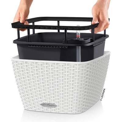 Lechuza 'Bacino Cottage', weiß, ca. 30 x 30 x H 18 cm