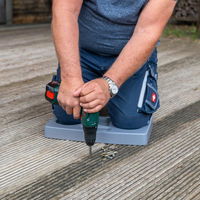 Kniekissen, grau, ca. 41 x 25 x 4,5 cm Kniekissen, grau, ca. 41 x 25 x 4,5 cm