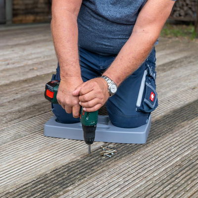 Kniekissen, grau, ca. 41 x 25 x 4,5 cm Kniekissen, grau, ca. 41 x 25 x 4,5 cm