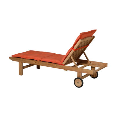 Liegenauflage 'Panama', orange, ca. 200 x 60 cm Liegenauflage 'Panama', orange, ca. 200 x 60 cm