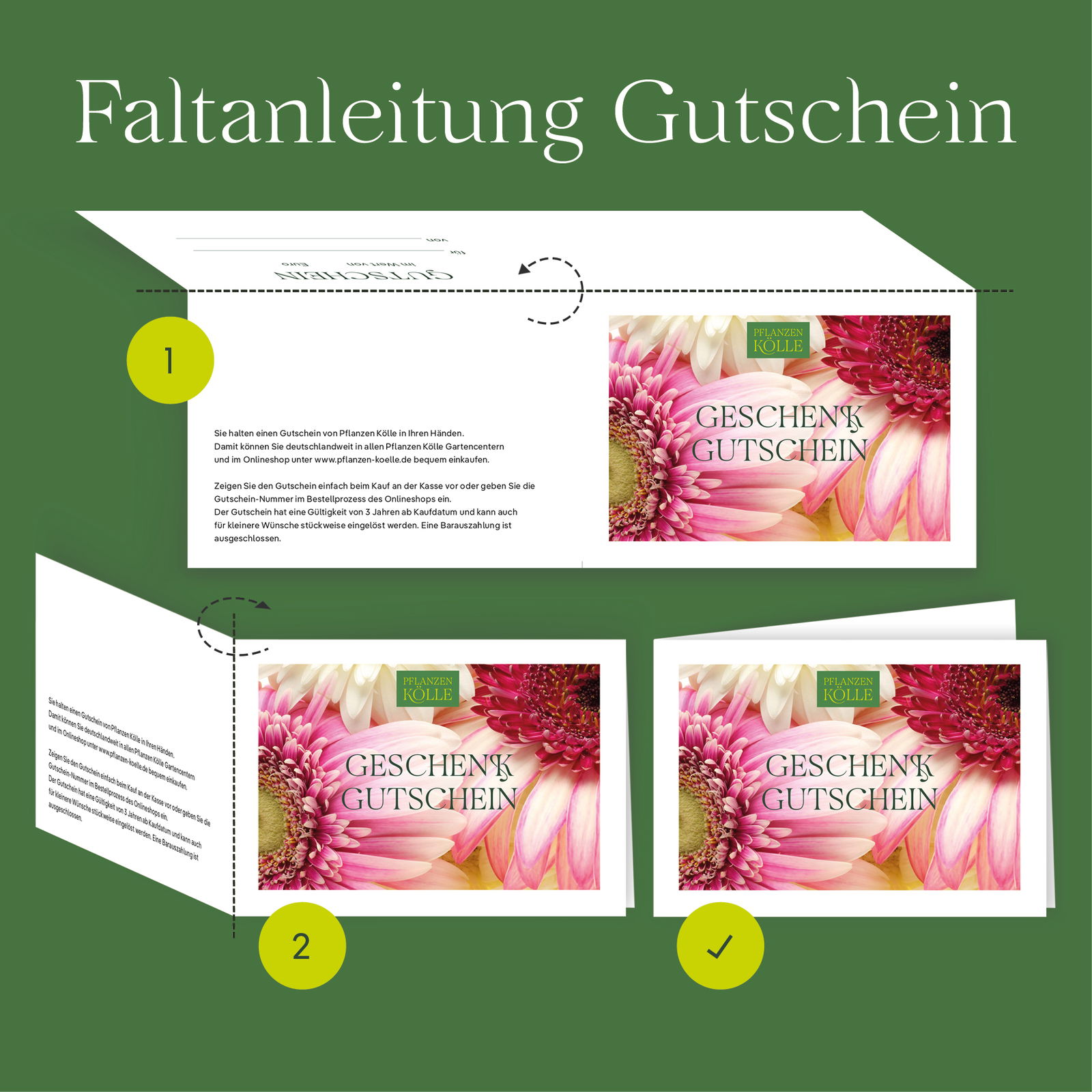 Gutschein zum Ausdrucken 'Grünpflanze' Gutschein zum Ausdrucken 'Grünpflanze'