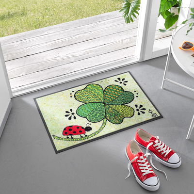 Kleen-Tex Fußmatte 'Glück auf allen Wegen', ca. 40 x 60 cm