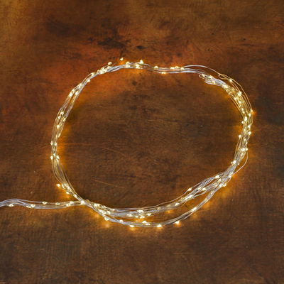 Kölle LED Silberdraht Regen, klassisch warm, 180 LEDs, Länge ca. 2 m Kölle LED Silberdraht Regen, klassisch warm, 180 LEDs, Länge ca. 2 m