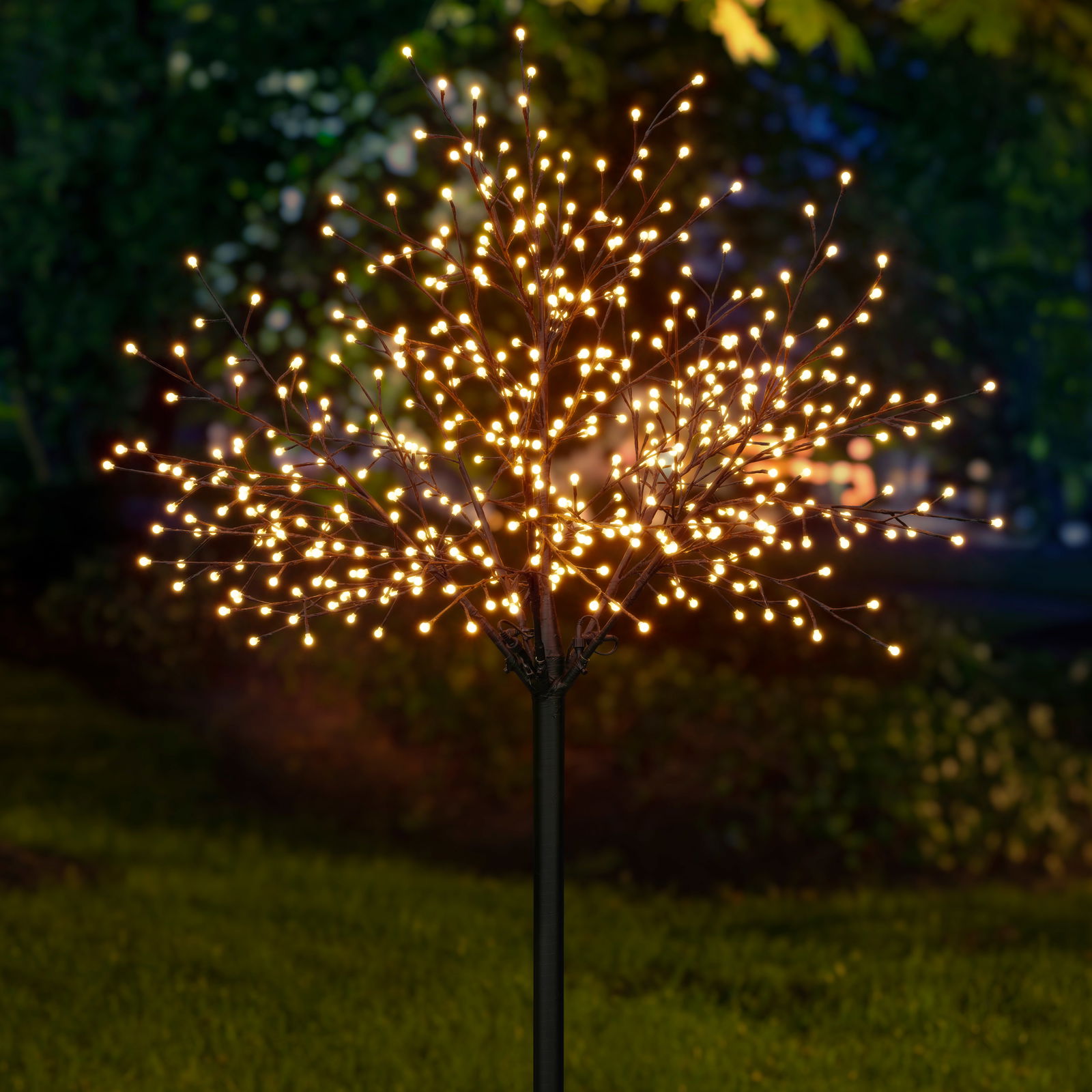 LED Baum, warmweiß, schwarz, Höhe ca. 220 cm