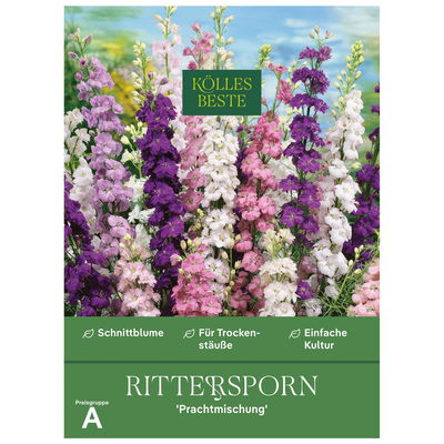 Kölles Beste Blumensamen, Rittersporn 'Prachtmischung' Kölles Beste Blumensamen, Rittersporn 'Prachtmischung'