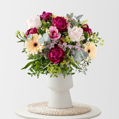 Blumenstrauß 'Herzenswünsche', handgebunden Blumenstrauß 'Herzenswünsche', handgebunden