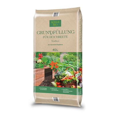 Kölle Bio Hochbeet Grundfüllung, 45 Sack à 40 l, gesamt 1800 Liter