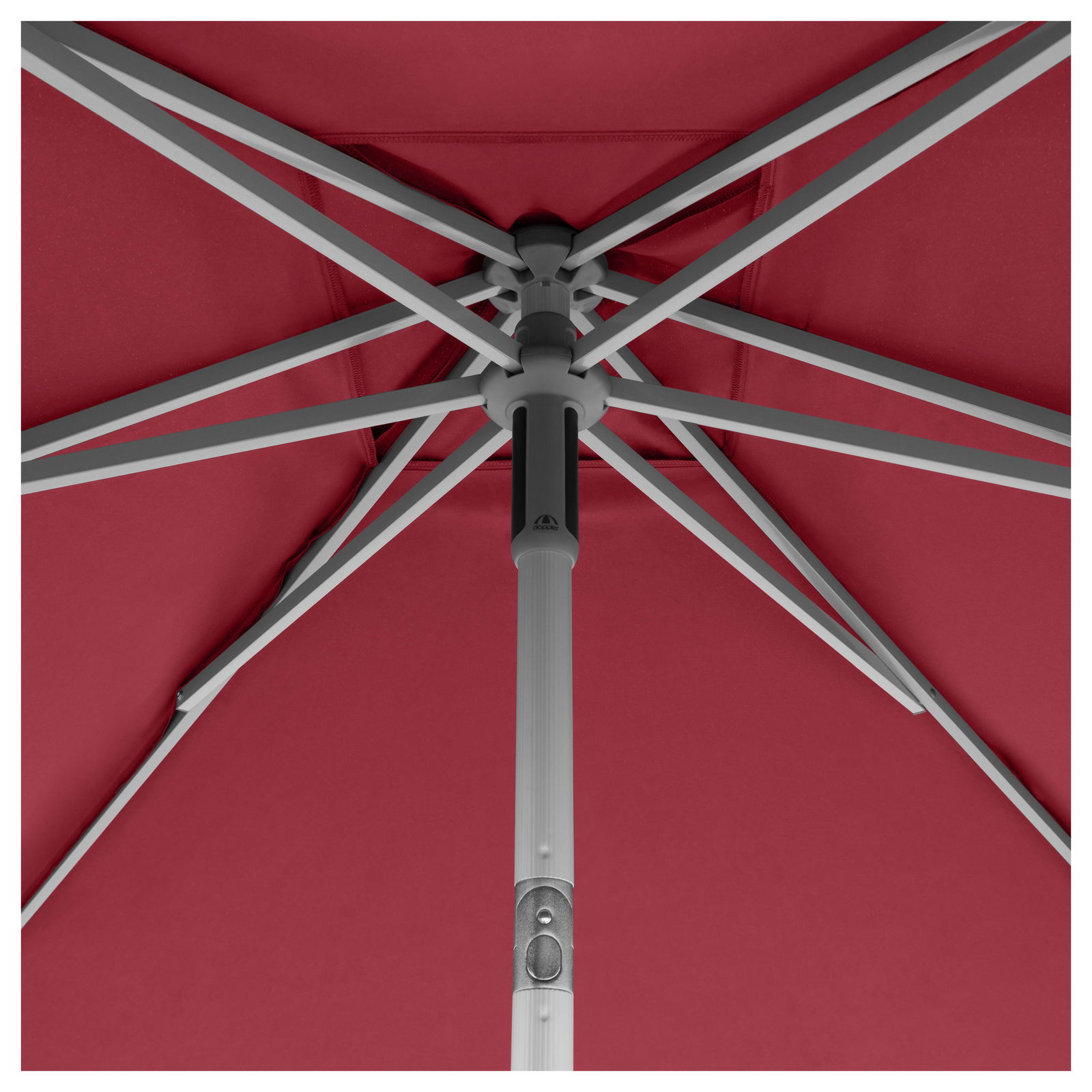 Doppler Sonnenschirm 'Act Neo Push Up', rot, Ø ca. 310 cm