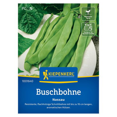 Saatgut, Buschbohne 'Nassau' Saatgut, Buschbohne 'Nassau'