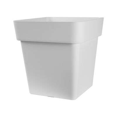 Euro 3 Plast Pflanzgefäß 'Mitu Pac Quadro', weiß, ca. 40 x 40 x H 40 cm