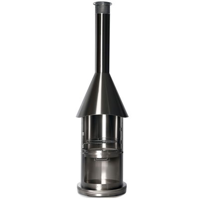 Buschbeck Edelstahlkamin 'Auckland', grau, Höhe ca. 230 cm Buschbeck Edelstahlkamin 'Auckland', grau, Höhe ca. 230 cm