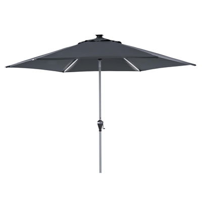 Doppler Sonnenschirm 'Active LED Auto Tilt', anthrazit, Ø ca. 300 cm