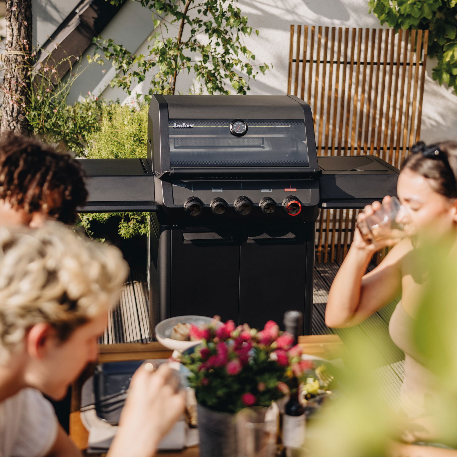 Enders Gasgrill Monroe PRO 3 SIK Turbo, matt graphit Enders Gasgrill Monroe PRO 3 SIK Turbo, matt graphit
