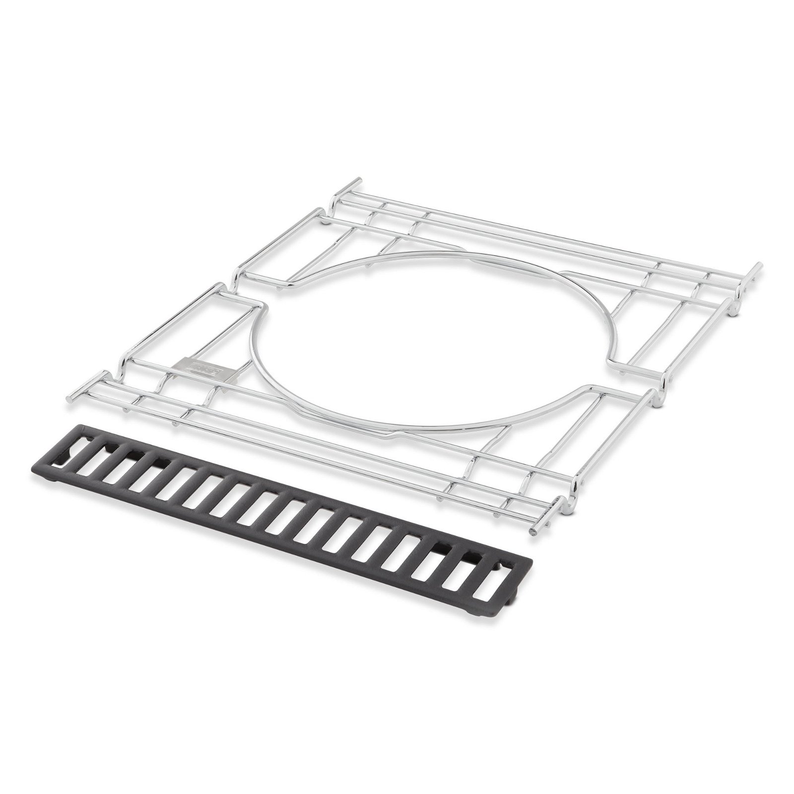 Weber Basis Rahmen-Set, schwarz, Stahl, ca. 48 x 42,6 cm
