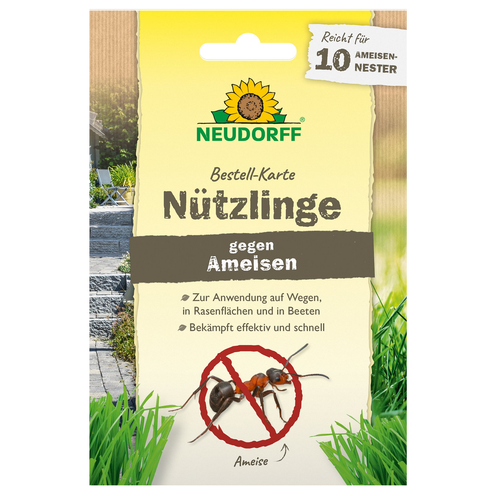 Neudorff Bestell-Set Nützlinge gegen Ameisen, 10 Mio Stück Neudorff Bestell-Set Nützlinge gegen Ameisen, 10 Mio Stück