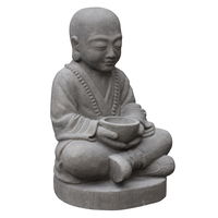 Buddha-Statue, Trockensteinguss, 33 x 30 x 54 cm