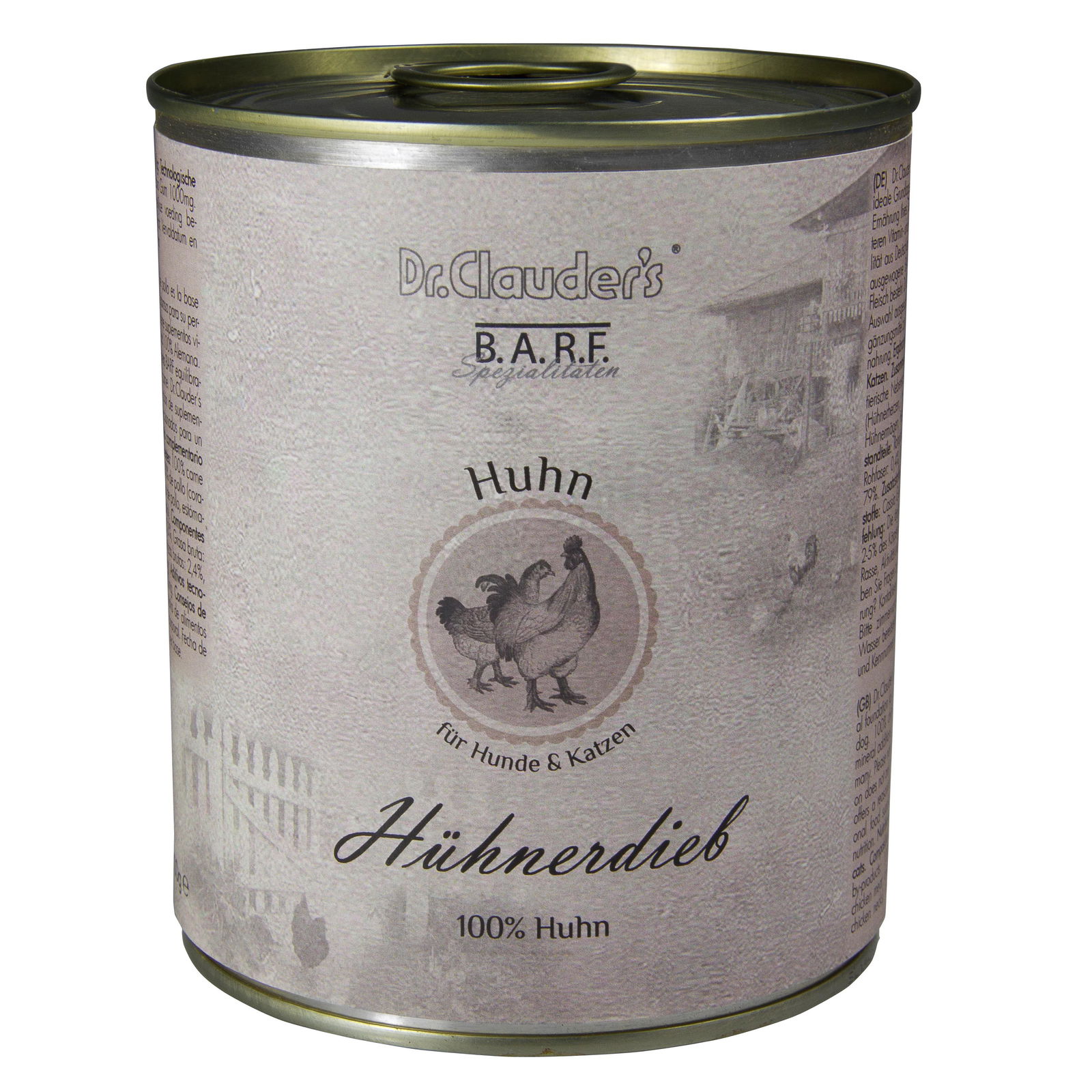 Dr. Clauder's Barf-Fleisch 'Hühnerdieb', Huhn, 800 g Dr. Clauder's Barf-Fleisch 'Hühnerdieb', Huhn, 800 g