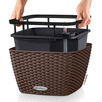 Lechuza 'Bacino Cottage', mokka, ca. 30 x 30 x H 18 cm Lechuza 'Bacino Cottage', mokka, ca. 30 x 30 x H 18 cm