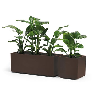 Euro 3 Plast Pflanzkasten 'Kebe', rost, ca. 99,5 x 39,5 x H 39,5 cm Euro 3 Plast Pflanzkasten 'Kebe', rost, ca. 99,5 x 39,5 x H 39,5 cm