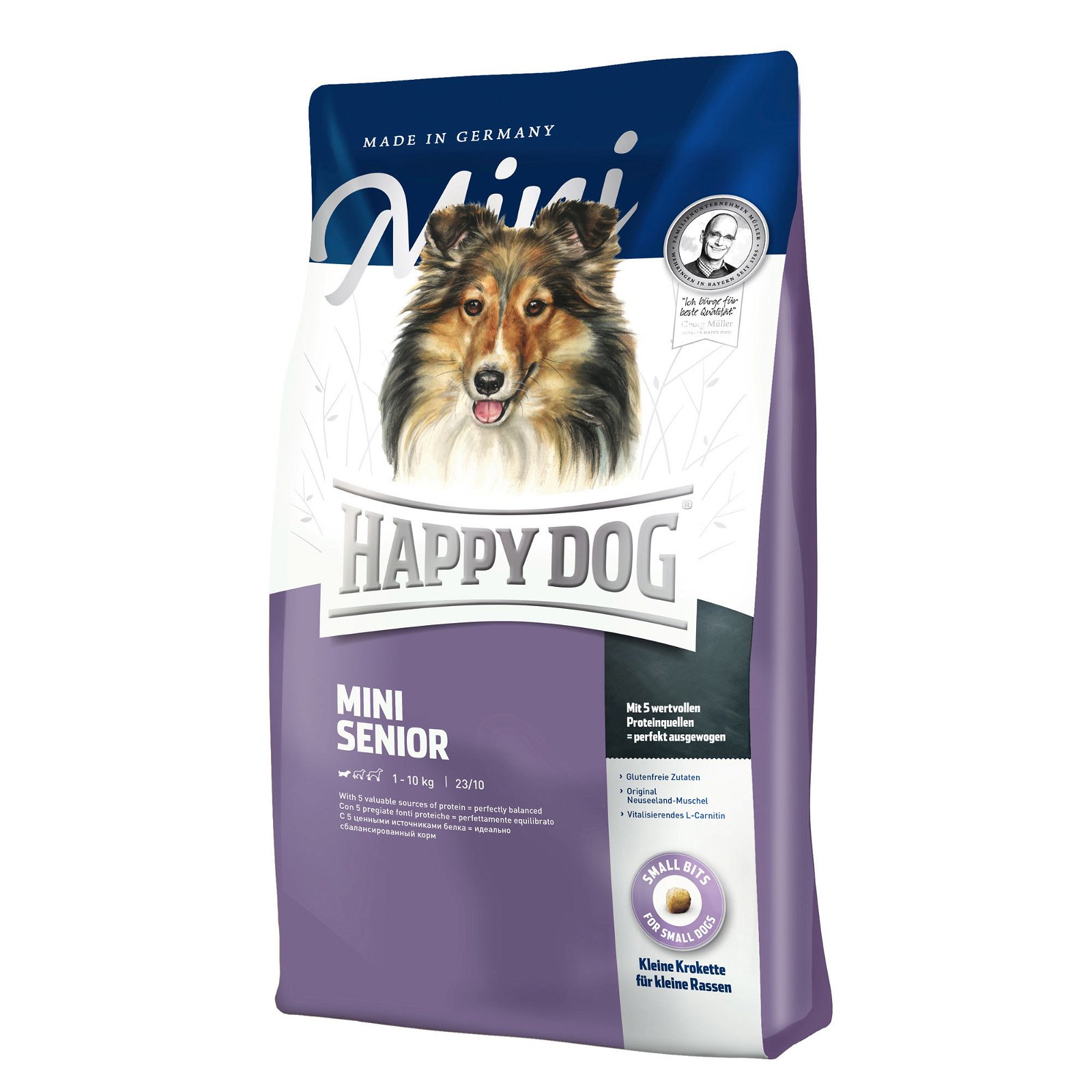 Happy Dog MINI Senior, Hundetrockenfutter, 1 kg