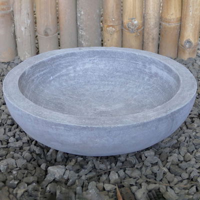 Schüssel schlicht, Steinguss, ca. 8 x 29 x 29 cm Schüssel schlicht, Steinguss, ca. 8 x 29 x 29 cm