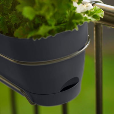 Elho Pflanzgefäß 'Vibia Campana 70 all-in-1', anthrazit Elho Pflanzgefäß 'Vibia Campana 70 all-in-1', anthrazit