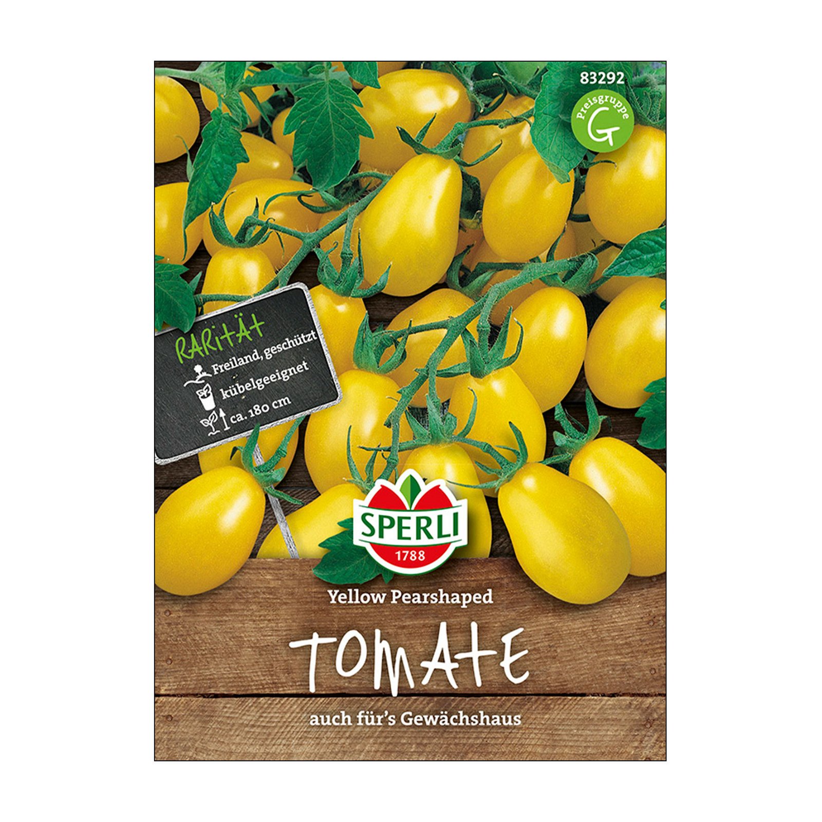 Gemüsesamen, Tomate 'Yellow Pearshaped'